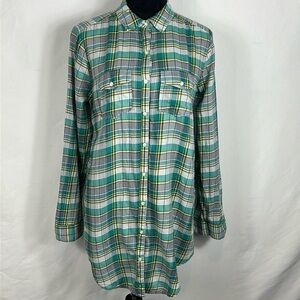 Rubbish 100% Cotton Plaid Button Down Shirt